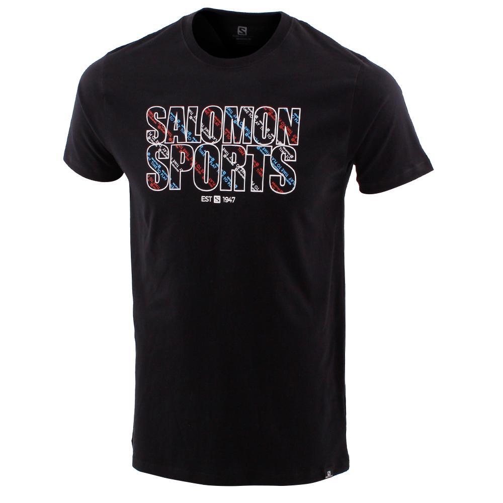 Salomon Israel KARISIMBI SS B - Kids T shirts - Black (VFHQ-07263)